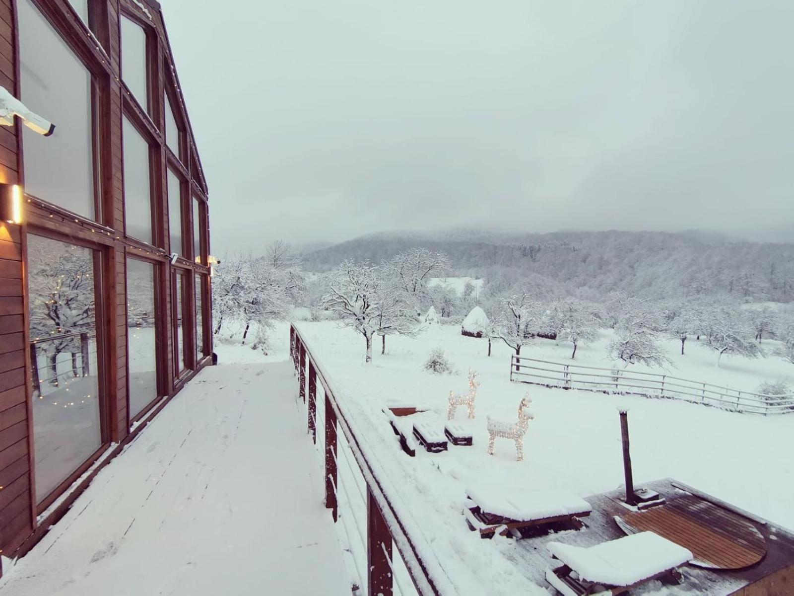 Le Chalet M - Cabana Cu O Panorama De Poveste. Surdesti  Dış mekan fotoğraf